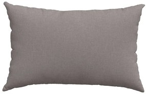 vidaXL Μαξιλάρι Καναπέ 2 pcs Taupe 60 x 40 cm ύφασμα