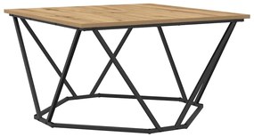 vidaXL Τραπεζάκι σαλονιού artisan δρυς 80 x 80 x 45 cm
