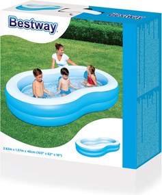 Παιδική πισίνα Bestway Πολύχρωμο 262 x 157 x 46 cm