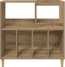 vidaXL Βάση πικάπ Artisan Δρυς 82 x 39,5 x 82,5 εκ Επεξεργασμένο Ξύλο