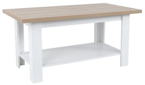 VILLAGE COFFEE TABLE ΛΕΥΚΟ ΦΥΣΙΚΟ 110x60xH53cm