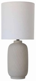 Φωτιστικό Επιτραπέζιο Κεραμικό Μπεζ-Κρεμ Art Et Lumiere Φ29x63εκ. 30191