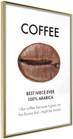 Αφίσα - Coffee I - 30x45 - Χρυσό - Χωρίς πασπαρτού