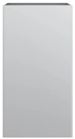 vidaXL Ζαρντινιέρα Ασημί 42x38x75 εκ. από Γαλβανισμένο Χάλυβα
