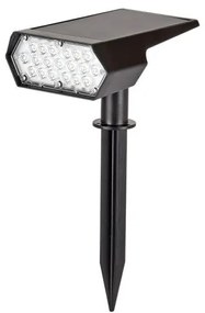 Ηλιακό Φωτιστικό Καρφωτό LED 3W Μαύρο 3CCT IP65 Melville 80204810S Inlight -80204810S-Μαύρο 80204810S