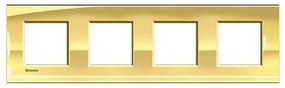 Πλαίσιο 4 x 2 Θέσεων Χρυσό Bticino LNA4802M4OA Legrand-LNA4802M4OA-Χρυσό LNA4802M4OA