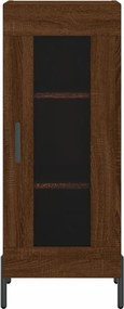 vidaXL Ντουλάπι Καφέ Δρυς 34,5 x 34 x 90 εκ. Επεξεργασμένο Ξύλο