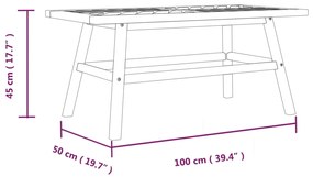 ΤΡΑΠΕΖΑΚΙ ΣΑΛΟΝΙΟΥ 100 X 50 X 45 ΕΚ. ΑΠΟ ΜΑΣΙΦ ΞΥΛΟ ΑΚΑΚΙΑΣ 362233