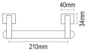 Λαβή Εξώθυρας Vio DP 04.6200 ΙΝΟΧ ΜΑΤ - 04.  .6200Τ4