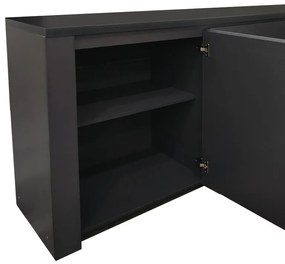 Μπουφές Kalya pakoworld σε ανθρακί απόχρωση 220x49x89.5εκ