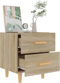 vidaXL Κομοδίνα 2 τεμ. Sonoma Δρυς 40 x 35 x 47,5 εκ.