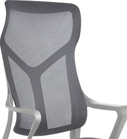 Καρέκλα γραφείου διευθυντή Flexibility mend pakoworld ύφασμα mesh γκρι