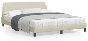 Σκελετός Κρεβατιού Dover Κρεμ 160x200 εκ. Υφασμάτινο