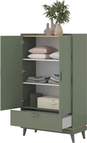 Ντουλάπα Andi Δίφυλλη-Πράσινο