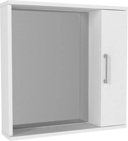 Καθρέπτης μπάνιου Deal Μegapap χρώμα λευκό 65x15,3x65εκ.