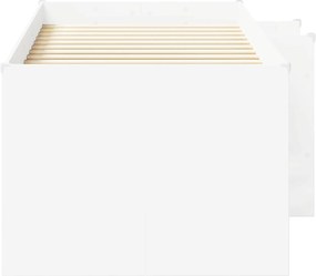 vidaXL Κρεβάτι Υψηλού Στυλ για Παιδιά Λευκό 98.5 x 200 εκ
