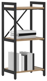 vidaXL Βιβλιοθήκη artisan δρυς 40 x 30 x 83 εκ Επεξεργασμένο ξύλο