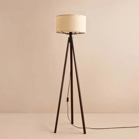 Φωτιστικό Δαπέδου Κρέμ / Καφέ AYD 21x21x140