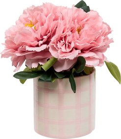 Τεχνητό Λουλούδι Σε Γλάστρα 21εκ. A-S Rose Flower 214017 Pink
