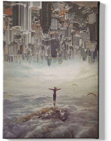 Πίνακας Καμβάς 529TCR1533 70x100cm Multi Wallity Κάθετοι Ξύλο, Καμβάς