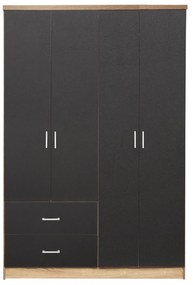 ΝΤΟΥΛΑΠΑ 4ΦΥΛΛΗ BRIANA ME 2 ΣΥΡΤΑΡΙΑ HM339.04 SONAMA-ΓΚΡΙ 120Χ42,5Χ180,5εκ.