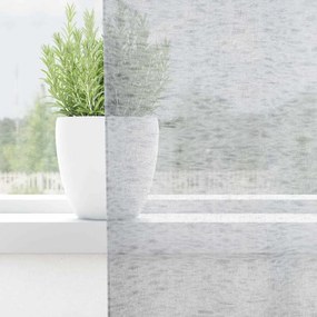 vidaXL Κουρτίνες με κουρτίνες 2 pcs Σκούρο γκρι 140x175cm Πολυεστέρας