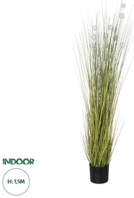 20073 GloboStar® Artificial Garden ERIOPHORUM ANGUSTIFOLIUM COTTON GRASS 20073 Τεχνητό Διακοσμητικό Φυτό Γρασίδι του Βαμβακιού Υ150cm