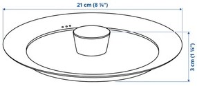 KLOCKREN καπάκι, 21 cm 704.491.95