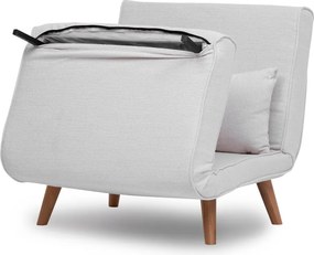 Πολυθρόνα-Κρεβάτι Λευκό FOLDE SINGLE 80x80x79