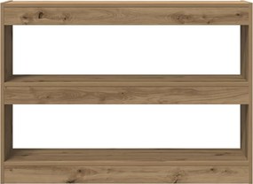 vidaXL Βιβλιοθήκη 2 επιπέδων 100 x 30 x 72 εκ Επεξεργασμένο ξύλο