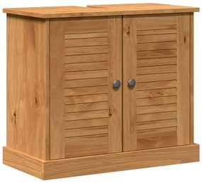 vidaXL Σετ Επίπλων Μπάνιου VIGO 5 pcs καφέ μελί 37 x 34 x 110 εκ