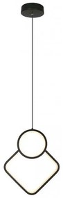 Κρεμαστό Φωτιστικό Οροφής LED 12W 230V 1300lm IP20 Θερμό Λευκό Μαύρο 14998 VTAC 14998 Μαύρο
