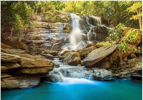 Αυτοκόλλητη φωτοταπετσαρία - Waterfall in Chiang Mai, Thailand  - 196x140