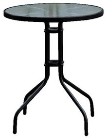 Τραπέζι Κήπου Baleno Ε2400,3W Φ60x70cm Black