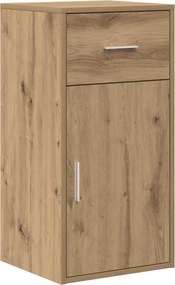 vidaXL Πλαϊνό γραφείο με συρτάρι Artisan Oak 38 x 34 x 75 εκ