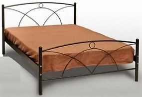 Κρεβάτι  ΝΑΞΟΣ1 για στρώμα 160χ200 υπέρδιπλο με επιλογές χρωμάτων