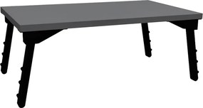 Τραπεζάκι laptop Sidon Megapap χρώμα ανθρακί 60x35,5x23,5εκ.