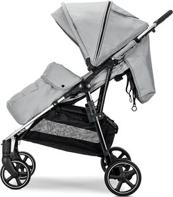 TWIN BABY STROLLER DUO GREY+BAG up to 22kg