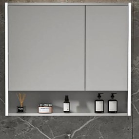 Καθρέφτης Yvonne Led 3MYVON100GR 95×70cm Grey Ξύλο,Γυαλί