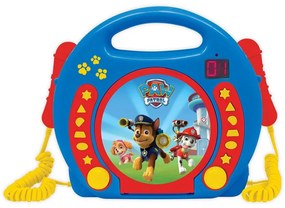 Καραόκε και CD Player LEXIBOOK RCDK100PA Paw Patrol, Υποδοχή ακουστικών και λαβή μεταφοράς, LED, Προγραμματισμός, Πολύχρωμο