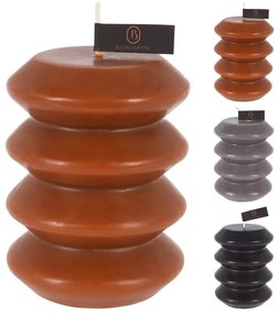 Kερί pillar 7.5x10cm, σε 3 επιλογές χρώματος