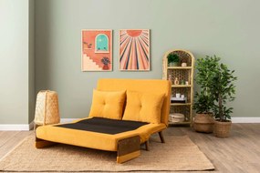 2-Seat Sofa-Bed Cosmo 2-Seater - Bohemian Mustard Mustard