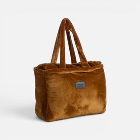 Κουβέρτα Βελουτέ Υπέρδιπλη (230x240) Nef-Nef Homeware Elements Velosso Camel