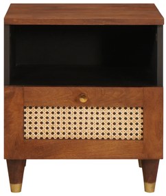vidaXL Κομοδίνα με συρτάρι 2 pcs 40 x 33 x 46 εκ.