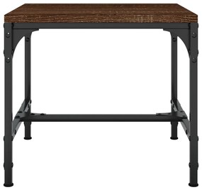 vidaXL Τραπεζάκι Σαλονιού Καφέ Δρυς 50x50x35 εκ. Επεξεργασμ. Ξύλο