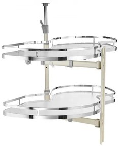 VEVOR 2 Tier Swing Right Blind Corner Cabinet Pull Out Soft Close Organizer