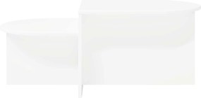 vidaXL Τραπεζάκι σαλονιού Λευκό 100 x 50 x 40 cm Επεξεργασμένο Ξύλο