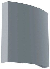 Φωτιστικό Τοίχου - Απλίκα Borde 8046 1xE27 max 40W Grey Nowodvorski Μέταλλο,Ύφασμα