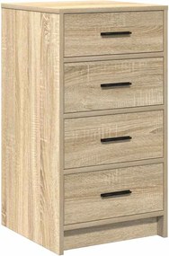 vidaXL Πλαϊνό γραφείο Sonoma Δρυς 40 x 41 x 75 εκ Επεξεργασμένο ξύλο