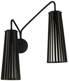 Φωτιστικό Τοίχου Dover II 9265 Black Nowodvorski Metal, Plastic